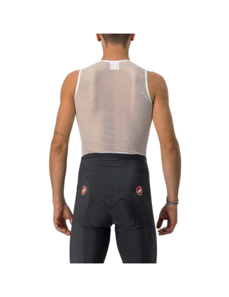 Sous-maillot sans manches CASTELLI Core Mesh 3 Blanc