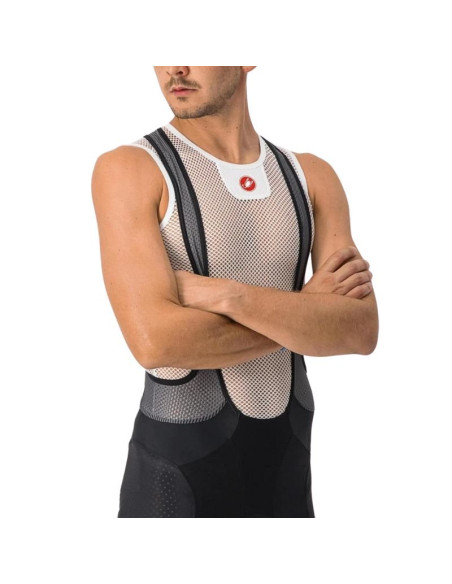 Sous-maillot sans manches CASTELLI Core Mesh 3 Blanc