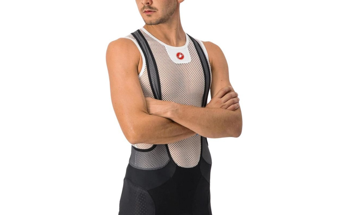 Sous-maillot sans manches CASTELLI Core Mesh 3 Blanc