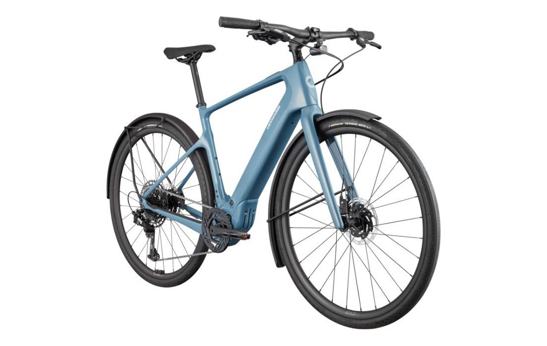 VTC Electrique Cannondale Tesoro Neo 2 Carbon Bleu - 2024