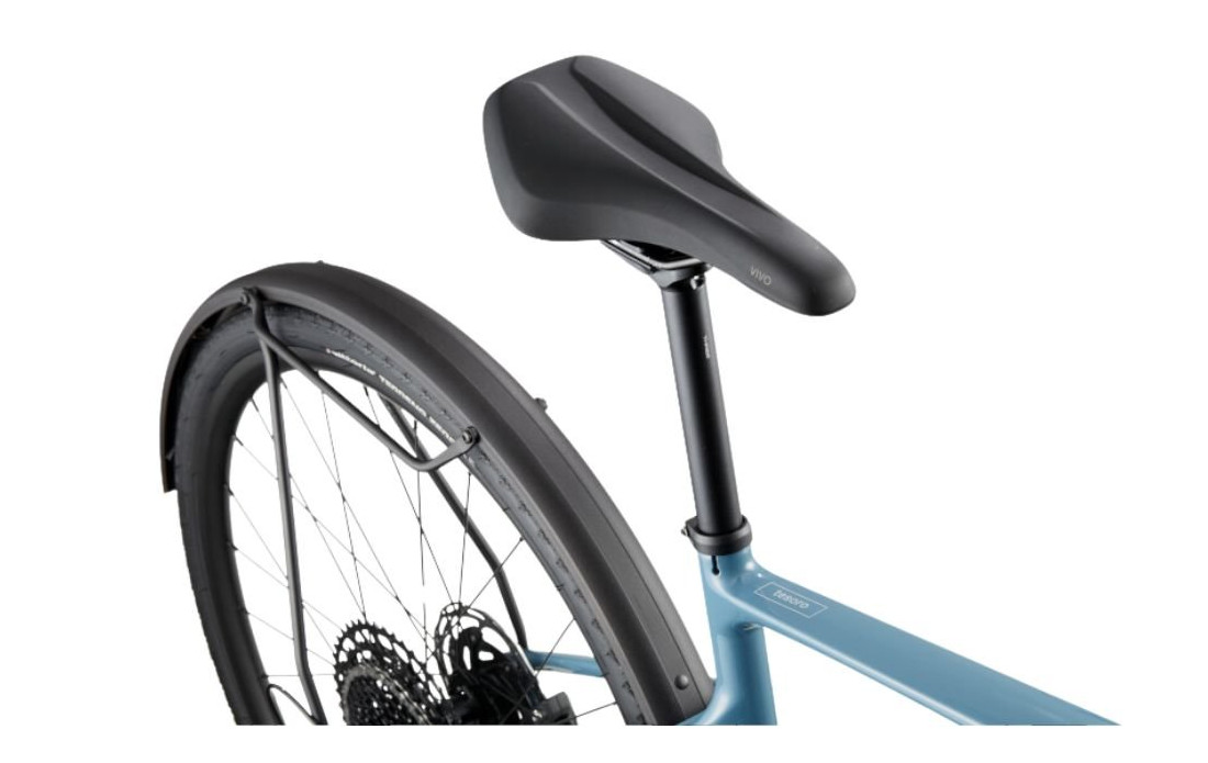 VTC Electrique Cannondale Tesoro Neo 2 Carbon Bleu - 2024