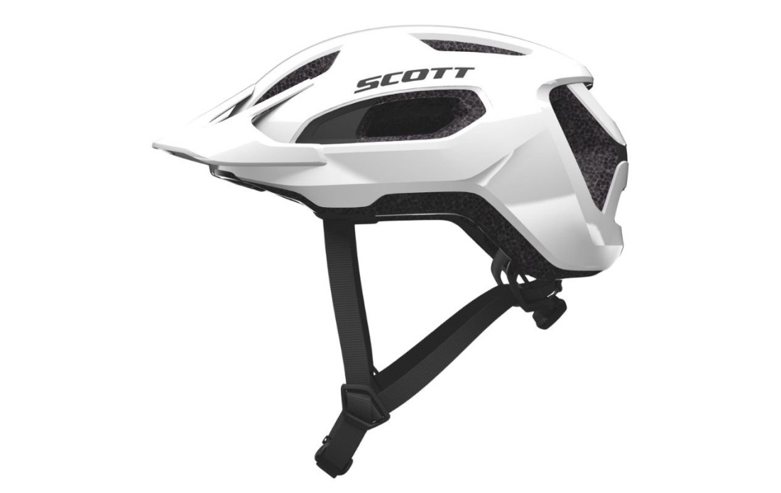 Casque Vélo SCOTT Supra 2025 - Taille 54-61 Cm, Gris Foncé/Rouge, Visière Amovible
