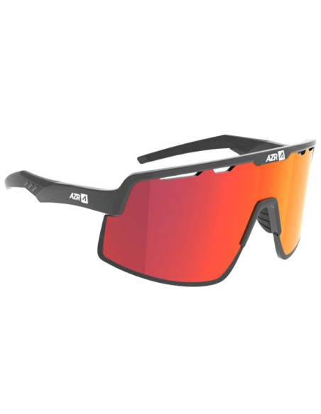 Lunettes AZR Kromic Speed RX Noir Mat - Ecran Photochromique Rouge Cat. 0 à 3