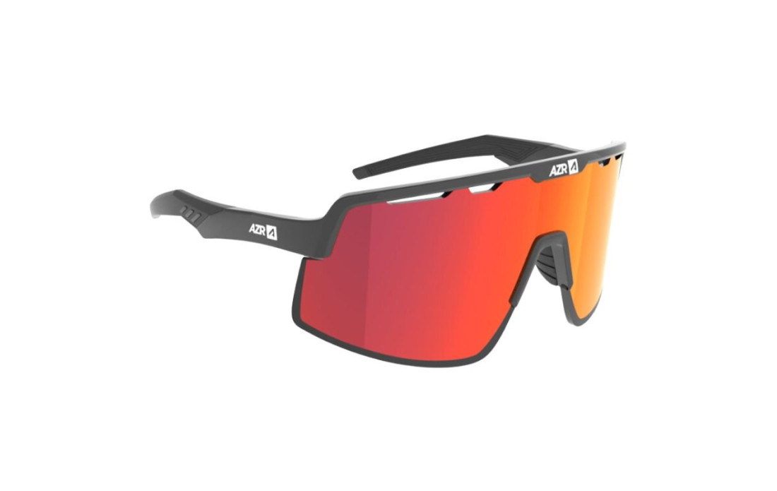 Lunettes AZR Kromic Speed RX Noir Mat - Ecran Photochromique Rouge Cat. 0 à 3