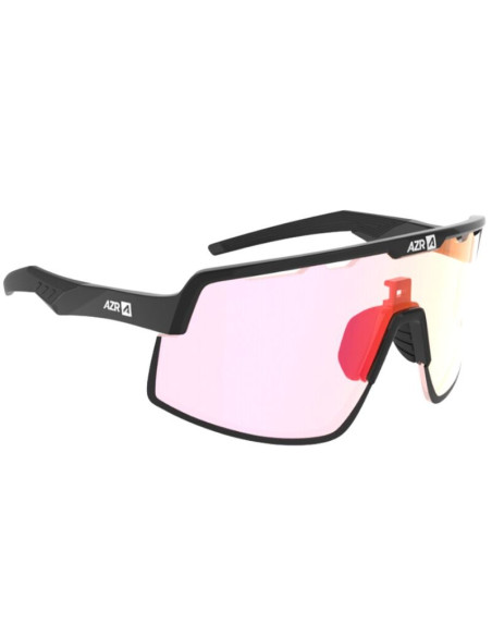 Lunettes AZR Kromic Speed RX Noir Mat - Ecran Photochromique Rouge Cat. 0 à 3
