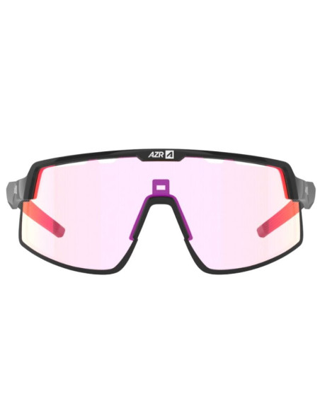 Lunettes AZR Kromic Speed RX Noir Mat - Ecran Photochromique Rouge Cat. 0 à 3