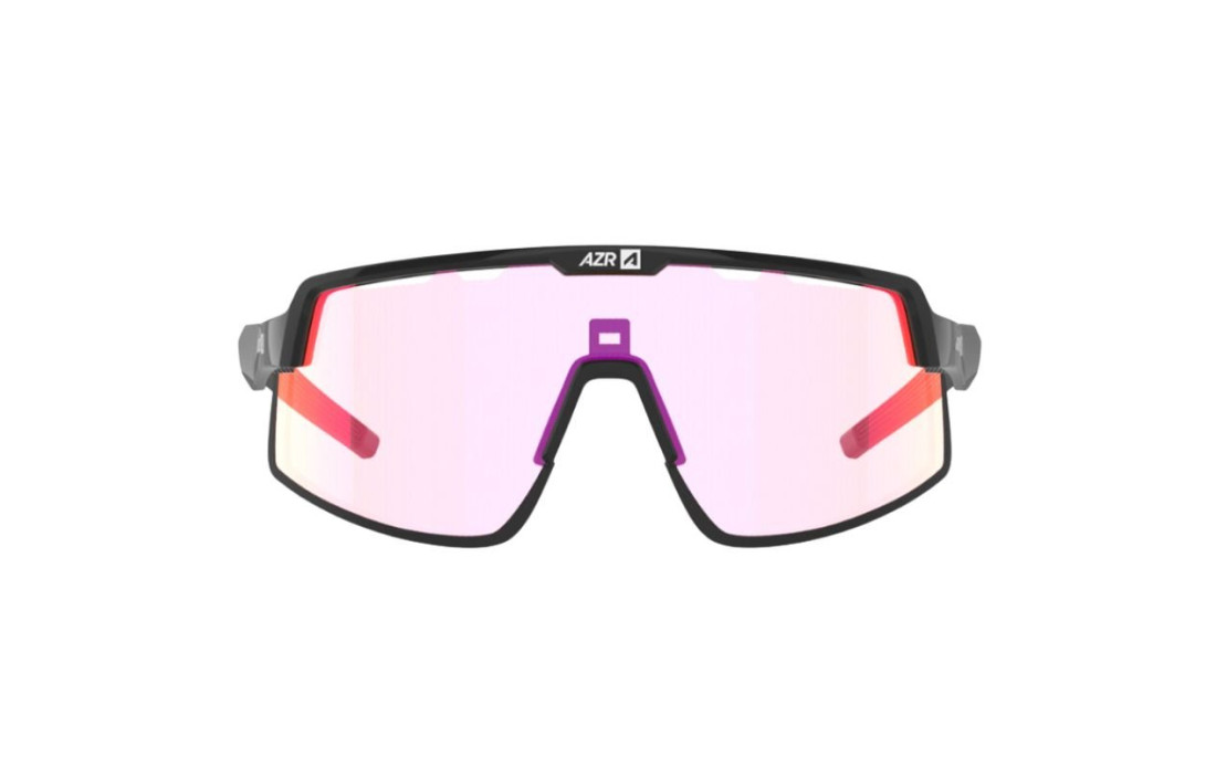 Lunettes AZR Kromic Speed RX Noir Mat - Ecran Photochromique Rouge Cat. 0 à 3