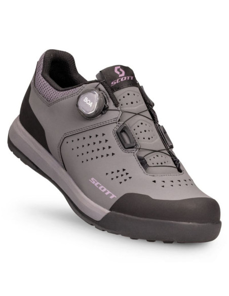 Chaussures VTT Femme SCOTT SHR-ALP Boa Gris/Rose