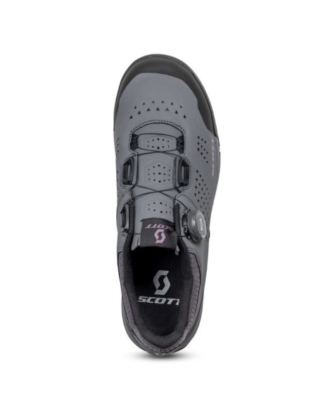 Chaussures VTT Femme SCOTT SHR-ALP Boa Gris/Rose