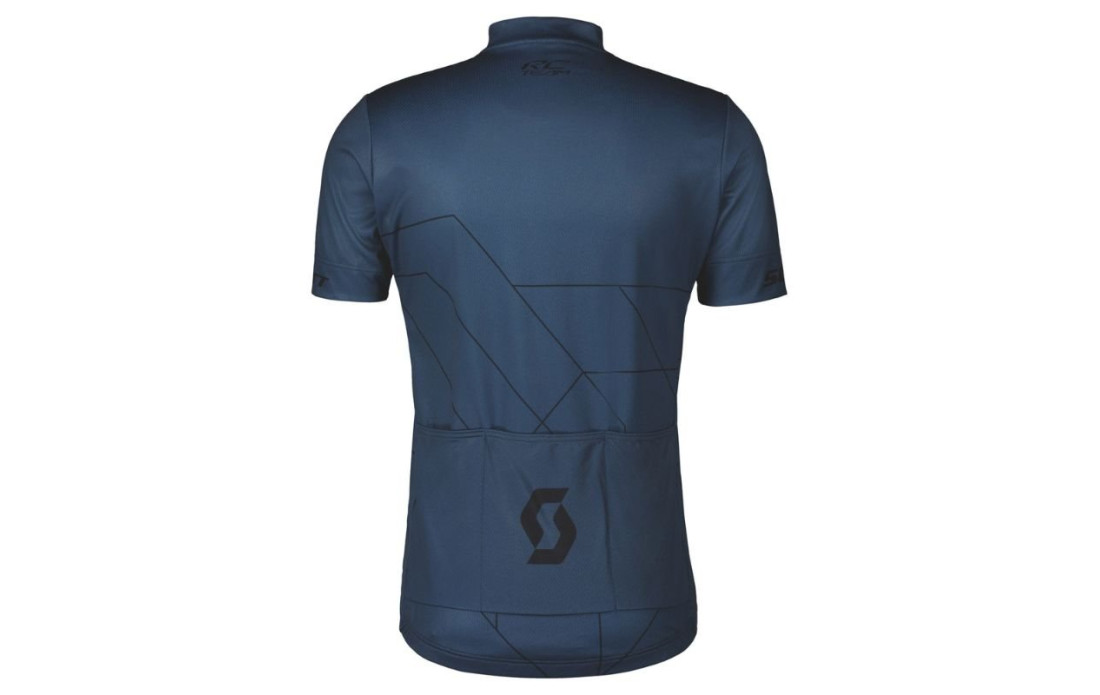 Maillot manches courtes SCOTT RC Team 20 Bleu métal/Noir