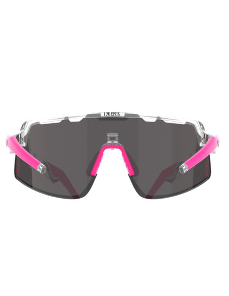 Lunettes AZR Speed RX Blanc vernie - Ecran Multicouche Rose Cat.3