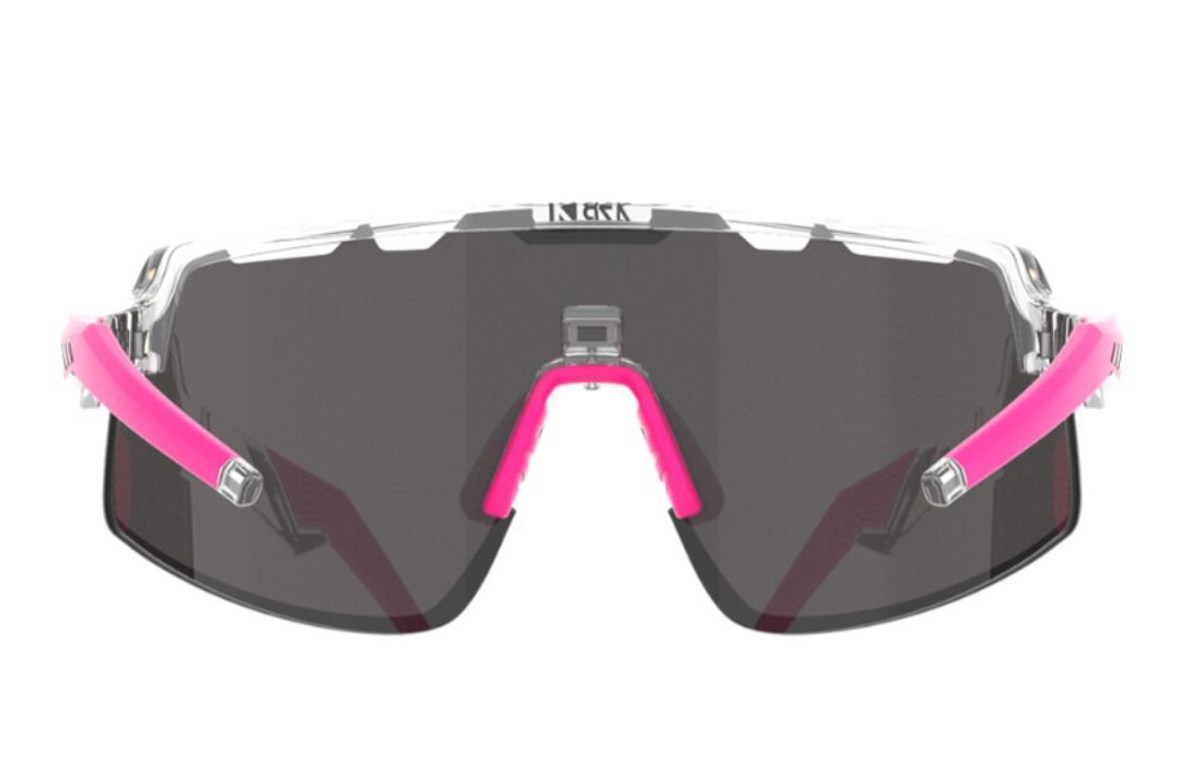 Lunettes AZR Speed RX Blanc vernie - Ecran Multicouche Rose Cat.3