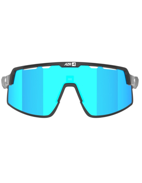 Lunettes AZR Speed RX Noir Vernie - Ecran Multicouche Bleu Cat.3