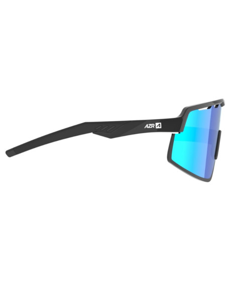 Lunettes AZR Speed RX Noir Vernie - Ecran Multicouche Bleu Cat.3