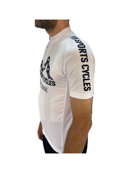 Maillot route et VTT XC Fun Sports Cycles Loisirs Bleu/Blanc/Rouge - 2024