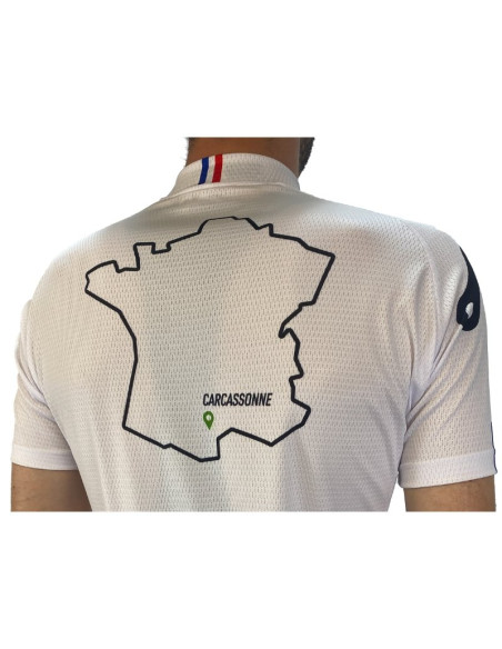 Maillot route et VTT XC Fun Sports Cycles Loisirs Bleu/Blanc/Rouge - 2024