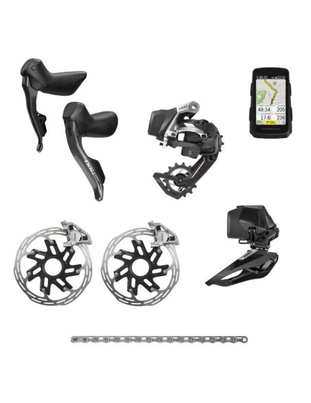 Mini Groupe Transmission / Freinage / Compteur GPS Sram Red AXS & Karoo
