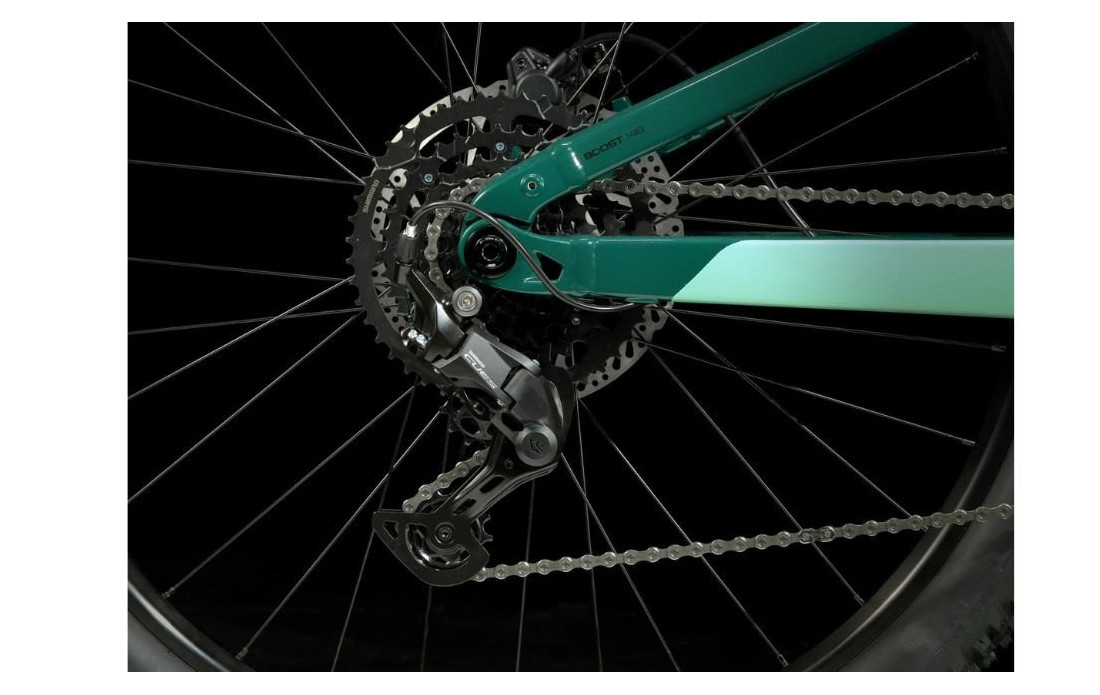 VTT électrique Trek Powerfly FS4 625 Wh 27.5 Pistache  - 2024