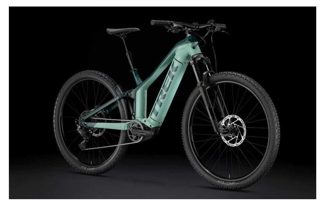 VTT électrique Trek Powerfly FS4 625 Wh 27.5 Pistache  - 2024
