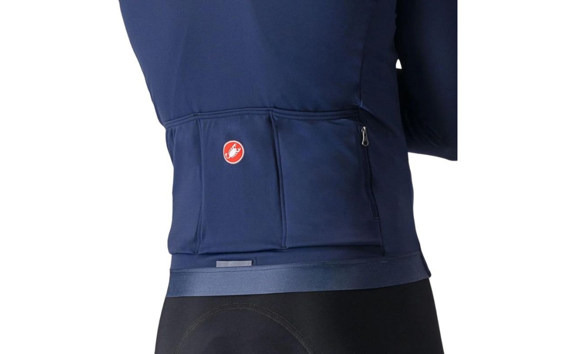 Maillot manches longues CASTELLI Espresso Thermal Bleu