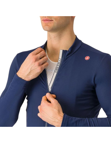 Maillot manches longues CASTELLI Espresso Thermal Bleu