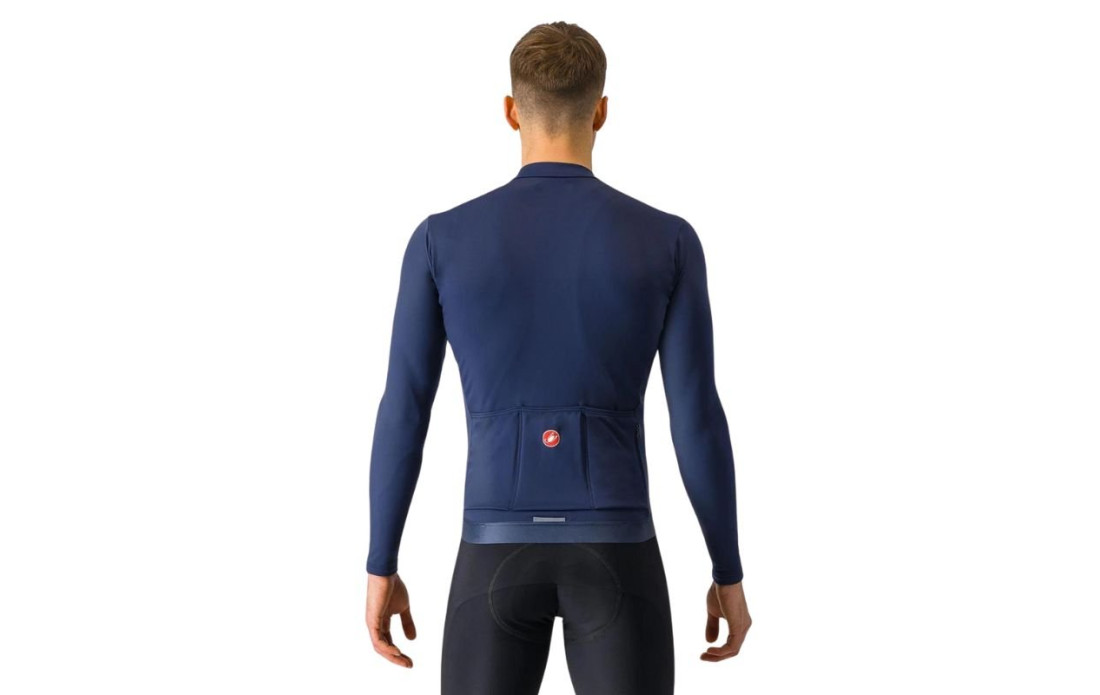 Maillot manches longues CASTELLI Espresso Thermal Bleu