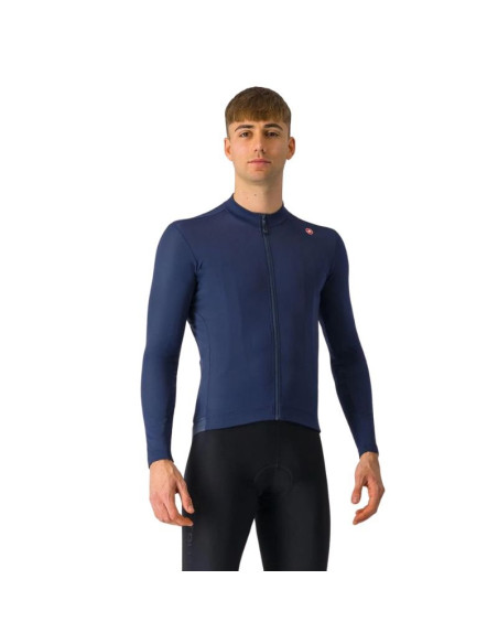 Maillot manches longues CASTELLI Espresso Thermal Bleu