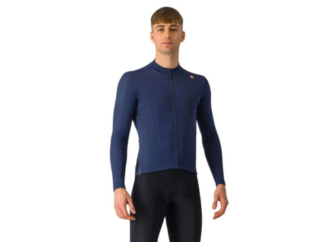 Maillot manches longues CASTELLI Espresso Thermal Bleu