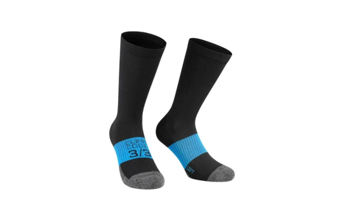 Chaussettes ASSOS Winter EVO Black Series Noir