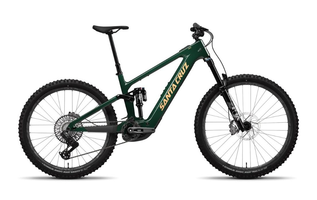 VTT électrique SANTA CRUZ Vala GX AXS T-Type 600Wh Midnight Green - 2025