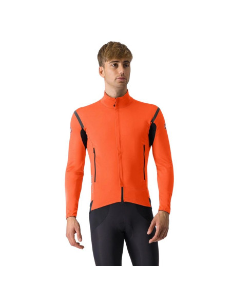 Veste CASTELLI Perfetto RoS 2 Orange/Argent Reflective