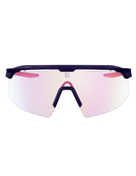 Lunettes AZR Kromic Iseran Violet Mat - Ecran Photochromique Irise Rose Cat. 0 à 3