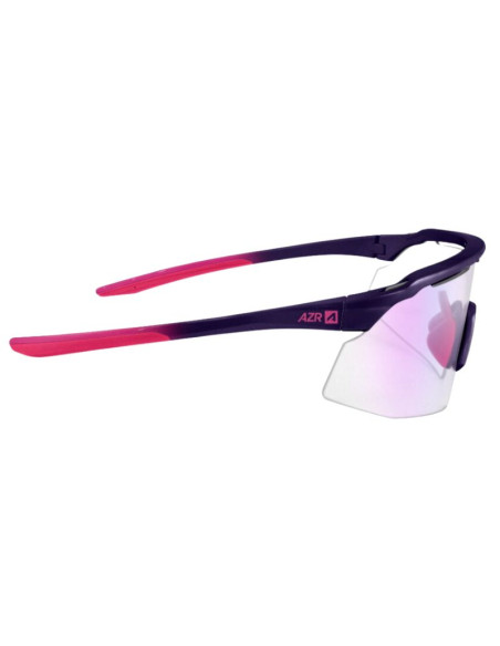 Lunettes AZR Kromic Iseran Violet Mat - Ecran Photochromique Irise Rose Cat. 0 à 3