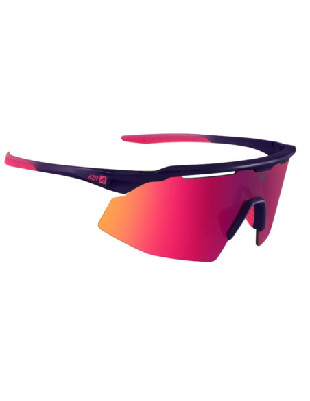 Lunettes AZR Kromic Iseran Violet Mat - Ecran Photochromique Irise Rose Cat. 0 à 3