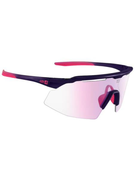 Lunettes AZR Kromic Iseran Violet Mat - Ecran Photochromique Irise Rose Cat. 0 à 3