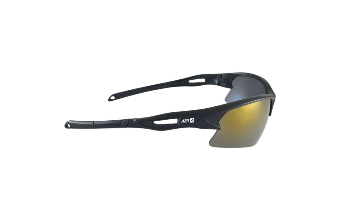 Lunettes AZR Huez Noir Mat - Ecran Miroir Gold...