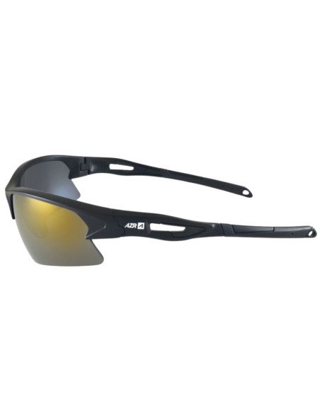 Lunettes AZR Huez Noir Mat - Ecran Miroir Gold Cat 3