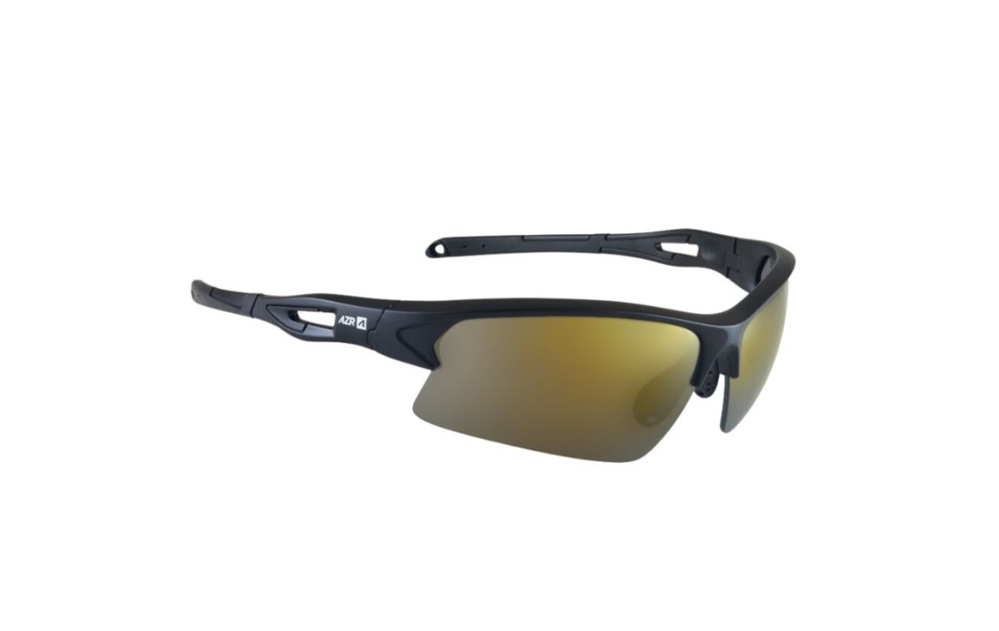Lunettes AZR Huez Noir Mat - Ecran Miroir Gold...