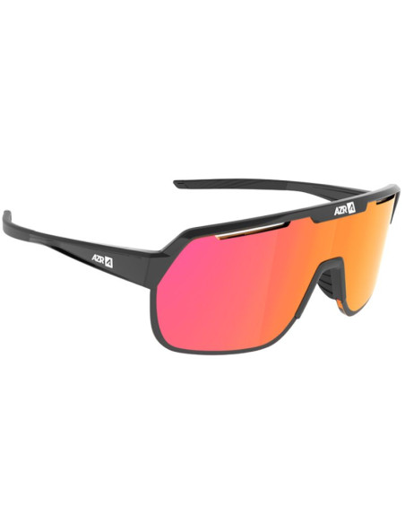 Lunettes AZR Victory RX Noir Vernie - Ecran Multicouche Rouge Cat 3