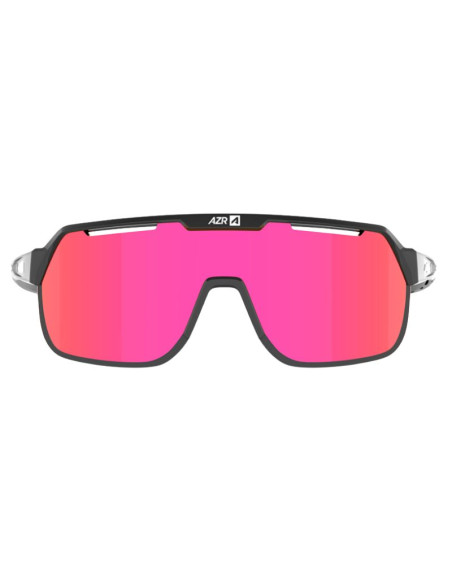 Lunettes AZR Victory RX Noir Vernie - Ecran Multicouche Rouge Cat 3