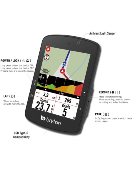 GPS Bryton Rider S510E