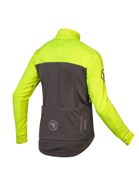 Veste Coupe-vent Endura Windchill II Jaune Fluo / Gris