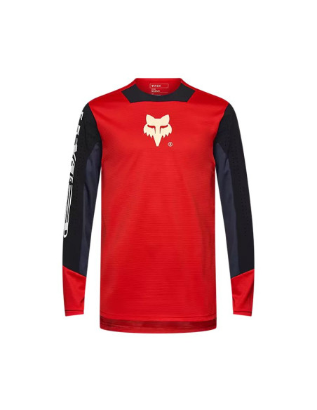 Maillot manches longues FOX Defend Elevated Rouge