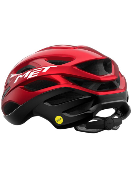 MET Estro MIPS Rouge/Noir Métallisé