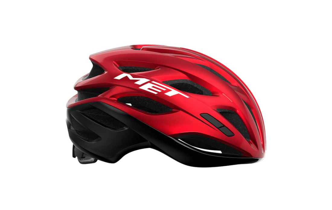 MET Estro MIPS Rouge/Noir Métallisé