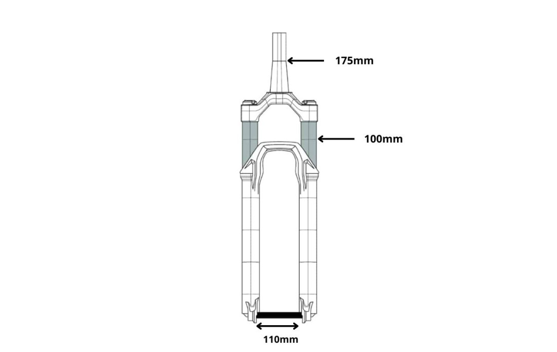Fourche VTT Neuve 29" ROCKSHOX Judy Silver TK...