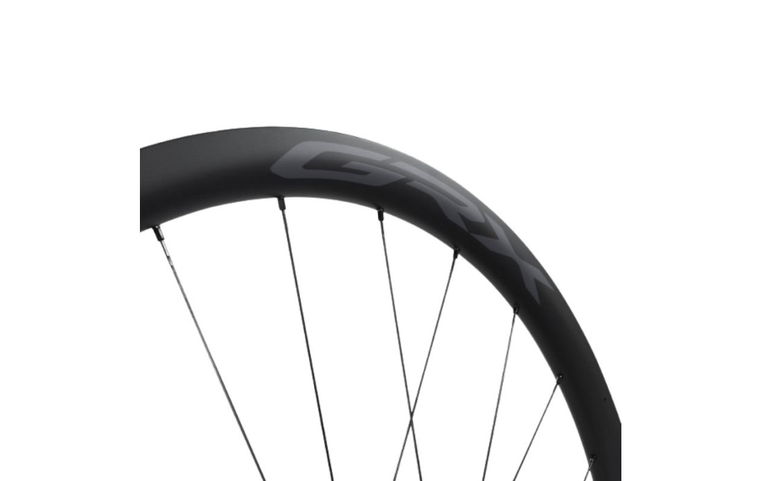 ROUE AVANT GRAVEL SHIMANO GRX CARBONE / DISQUE...
