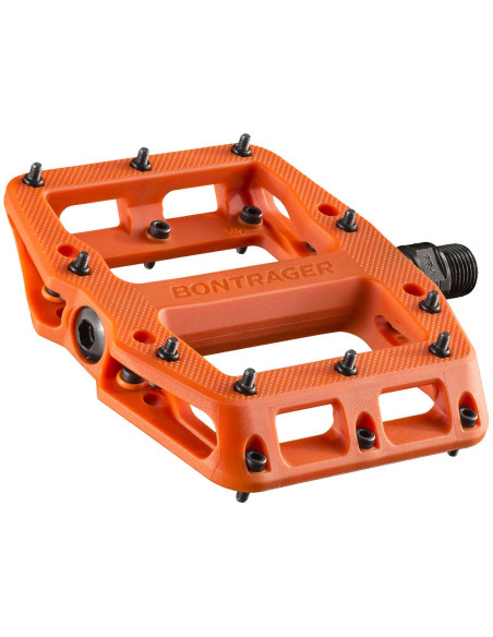 Pédales vélo VTT Bontrager Elite MTB Nylon - Orange