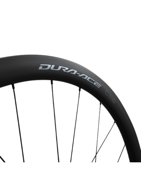 Roue arrière SHIMANO DURA-ACE C36 / CARBONE / Disque CL / Micro Spline