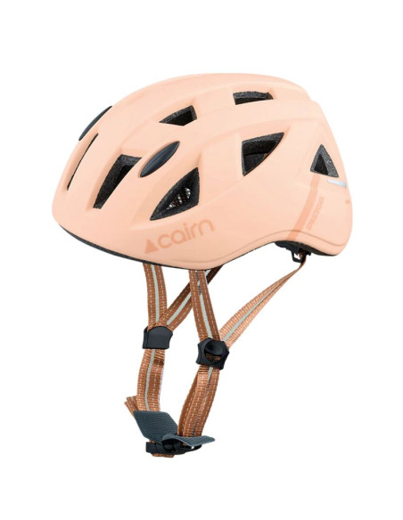 Casque vélo enfant fille Cairn Kustom Rose Mat Peach